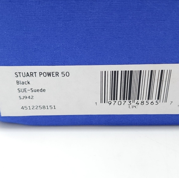Stuart Weitzman Power 50 Suede Pointed Toe Kitten Heel Black Pump Size 6 - Picture 8 of 9